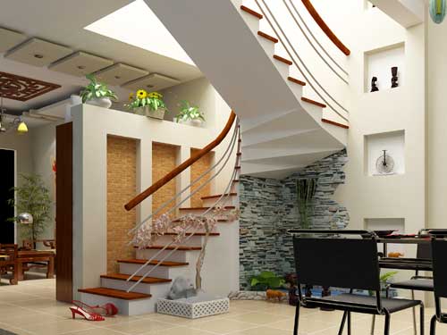 Vị trí đặt cầu thang theo phong thủy - Công ty thiết kế kiến trúc Thiên Nam